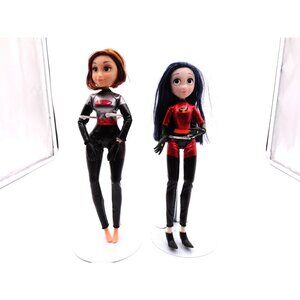 Disney‎ Pixar Incredibles Violet & ElastiGirl poseable Doll set of 2   Dressed